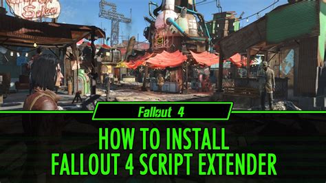 f4se script extender|script extender for fallout 4.